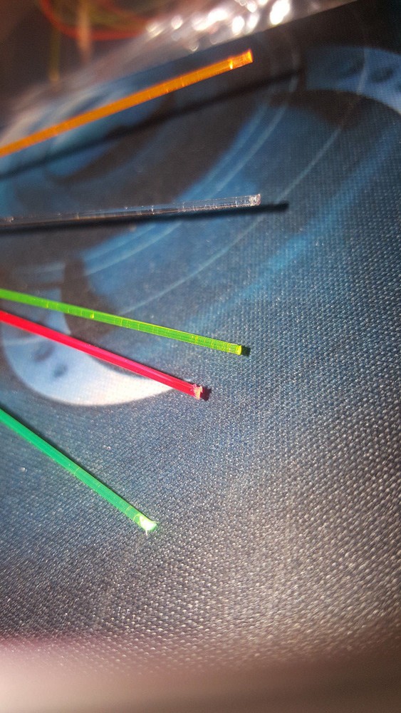 High Visibility 2.0 mm/.080" Fluorescent Fiber Optic Replacement Kel-tec 🔫