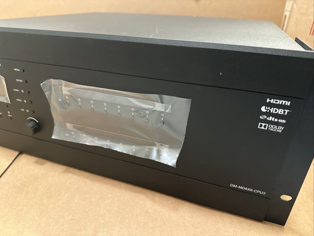 Crestron DM-MD8X8-CPU3 8x8 DigitalMedia Switcher Empty