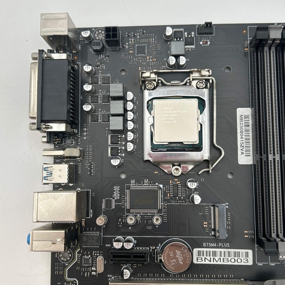 Intel Core i7-3770 / B75M4-PLUS Computer Motherboard & CPU Processor Bundle