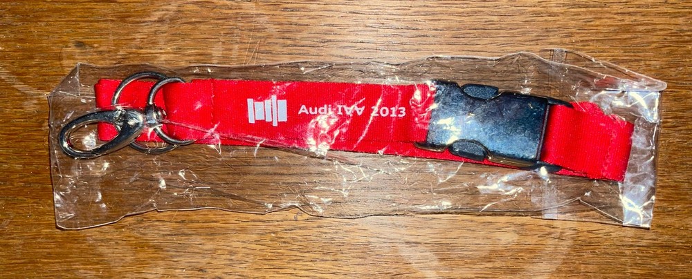 Audi 2013 Key Loop Red