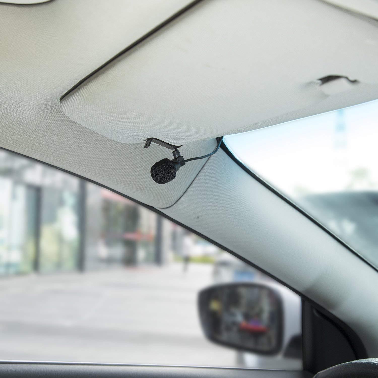 3.5mm Car Stereo External Microphone For Bluetooth Enabled Stereo Radio GPS DVD