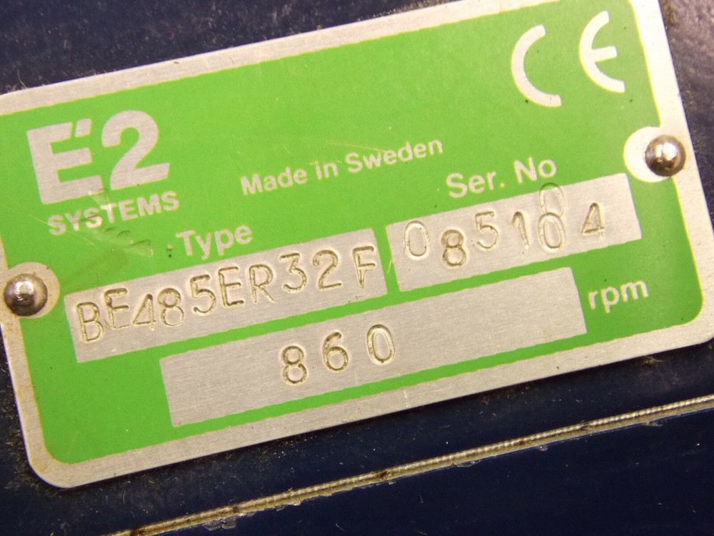 E2 Systems Electro Pneumatic Drilling Unit BEG 48 Precision Production Spindle