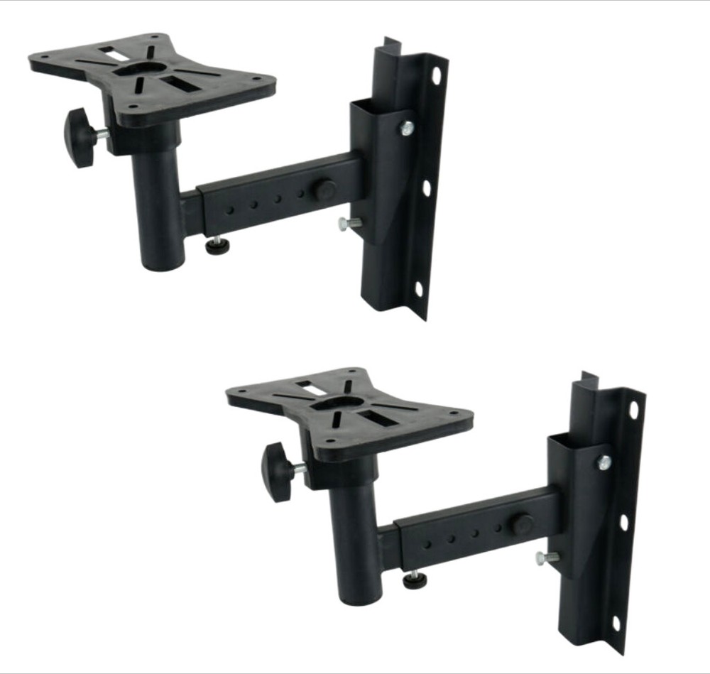 2 Pack Speaker Wall Mount 66 Lbs Universal Bookshelf Speaker Mounting Bracket