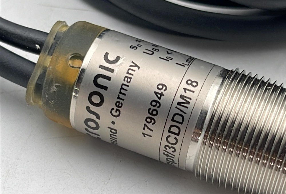 MICROSONIC ESP-4 Empf 3CDD M18 Ultrasonic Sensor