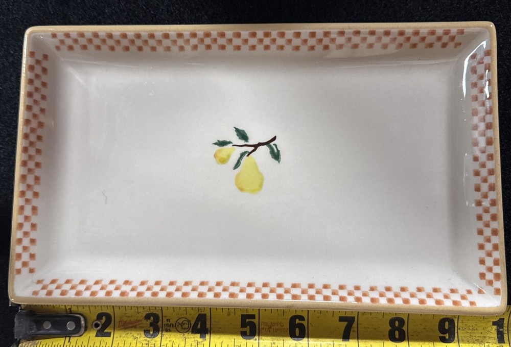 Nicholas Mossse Pottery Rectangular Tray Pears Ireland