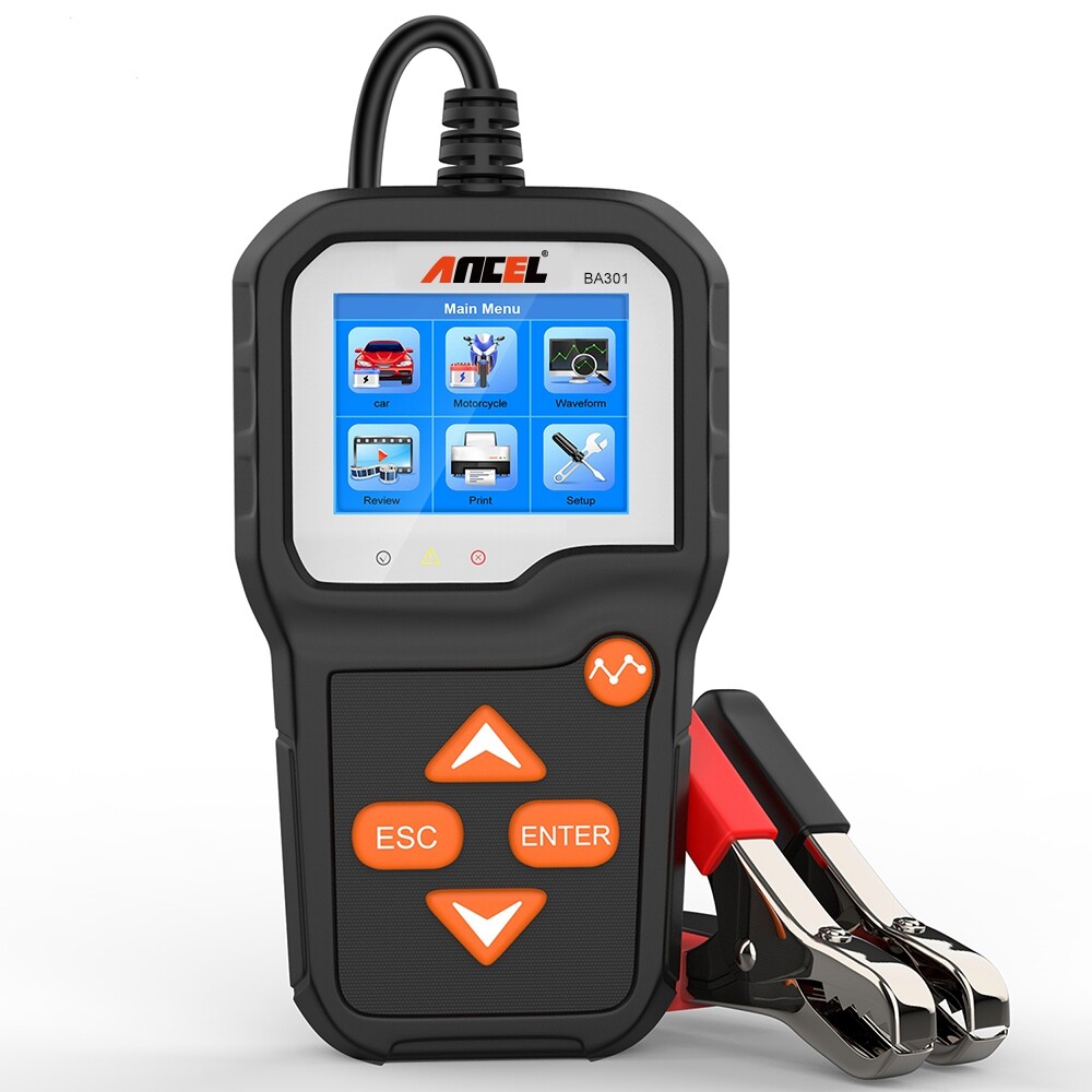 ANCEL BA301 Auto Battery Tester Analyzer 100-2000 CCA Cranking Charging System