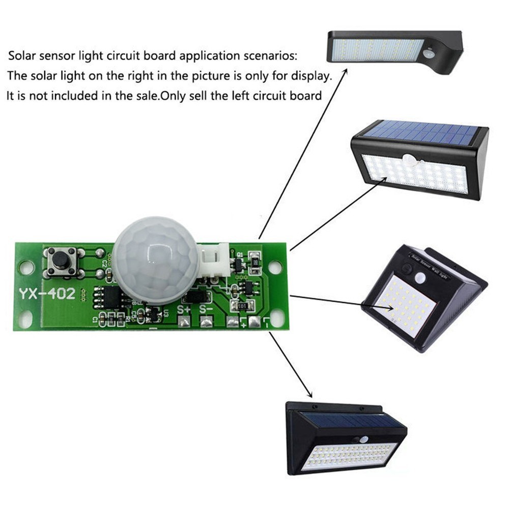 Solar Powered Circuit Board for Outdoor Lighting Solutions with 3 7V Technology