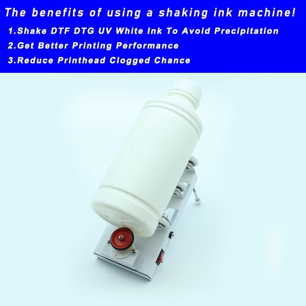 Automatic DTF DTG White ink Rotator Device Rolling Paint Avoid Ink Sediment kit
