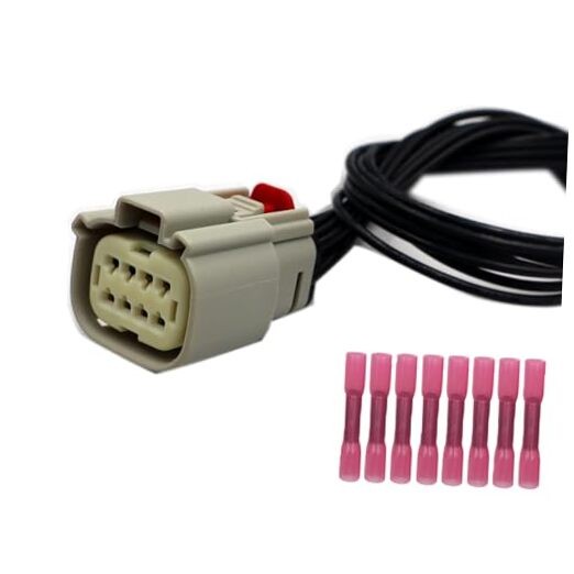 Full LED 8-Wire Headlight Connector Compatible with Dodge Durango SRT 2021