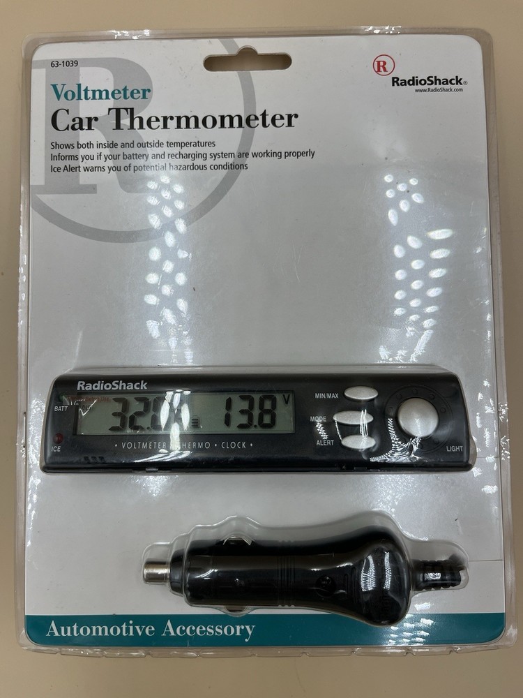 New Radioshack Voltage Tester/Thermometer. Package Has Never Been Opened.