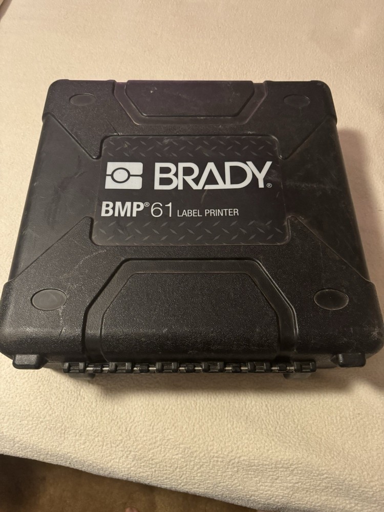 Brady BMP61 Label Printer with Carrying Case and Accessories