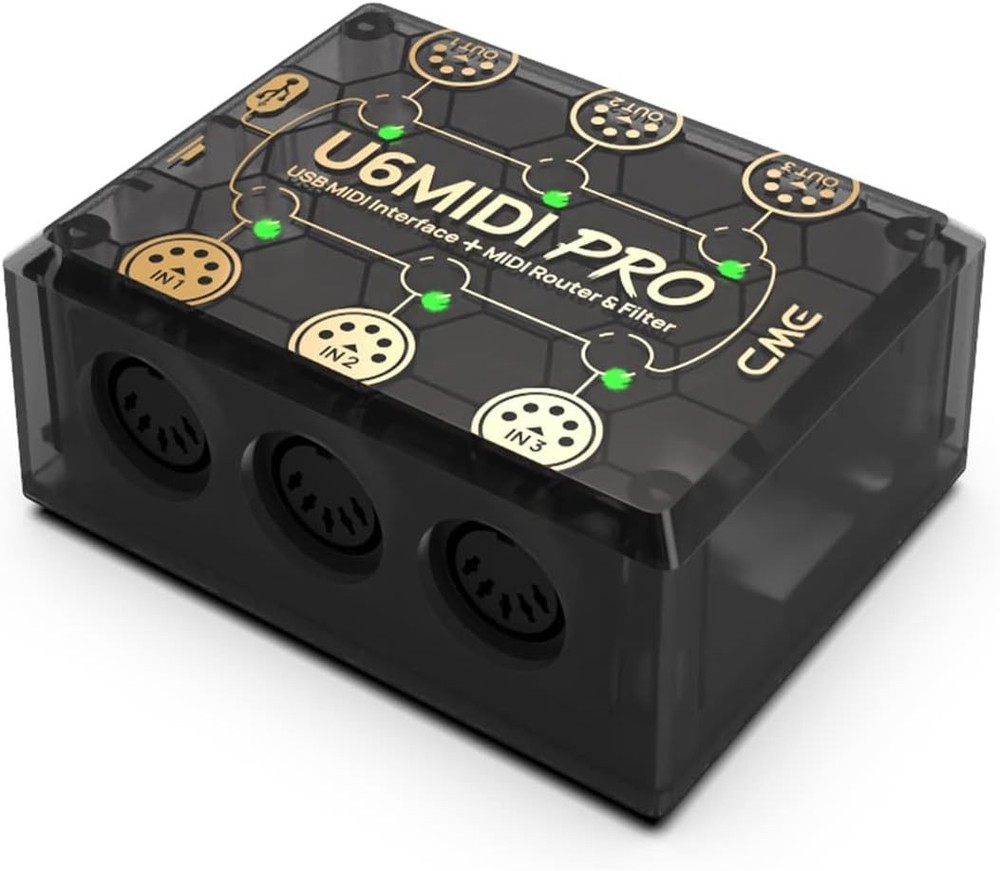 CME U6MIDI Pro - MIDI Interface with Router, Mapper, and Filter -...