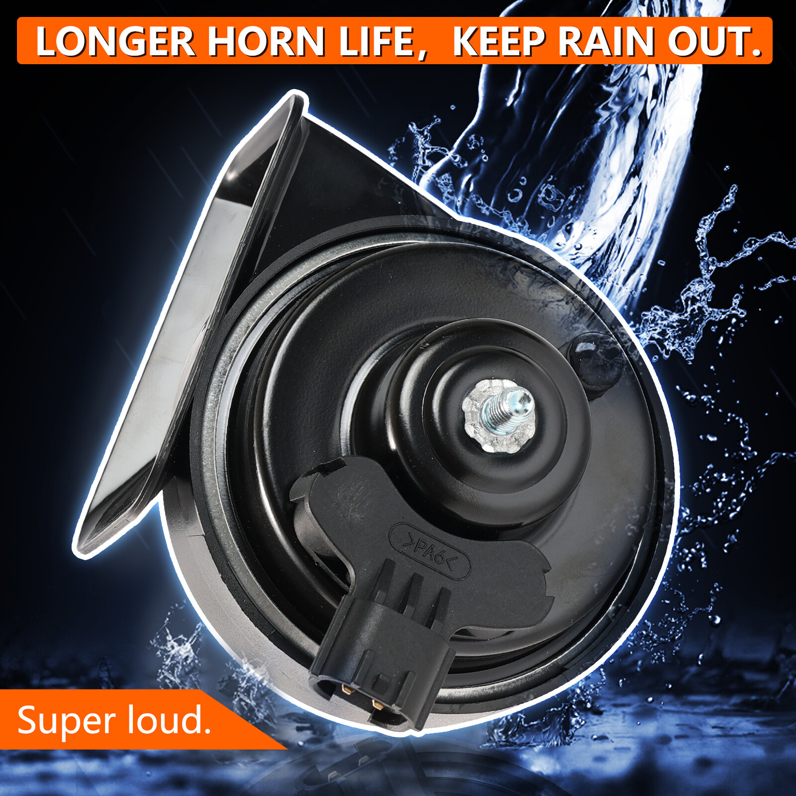 110-125db Loud High & Low Tone Snail Horn For Kia Sportage Rio Hyundai Accent