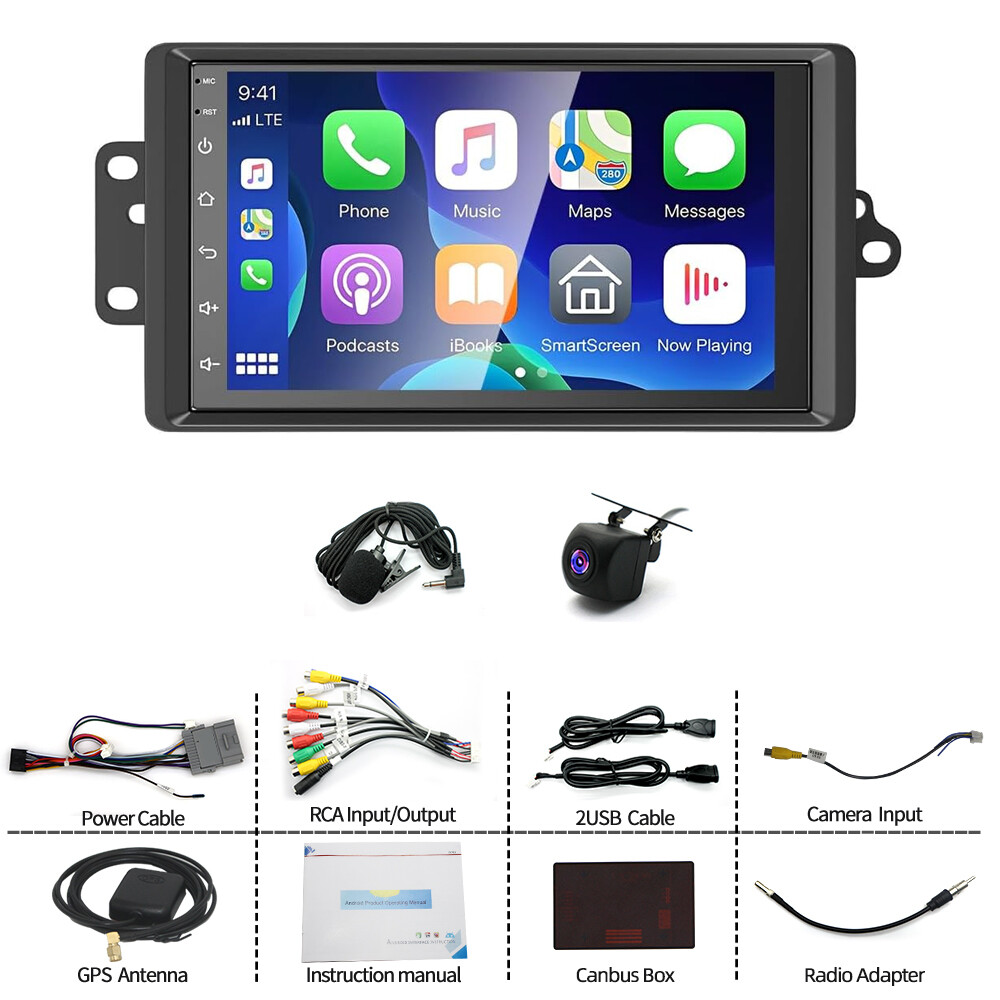 For 2000-2005 Ford Excursion 7" Android 13 Carplay Car Stereo Radio GPS Navi