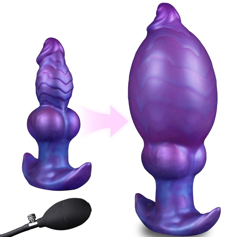 Inflatable Butt Plug Large Butt Plug, Inflatable Dildo Knot Plugs XL Buttplug...