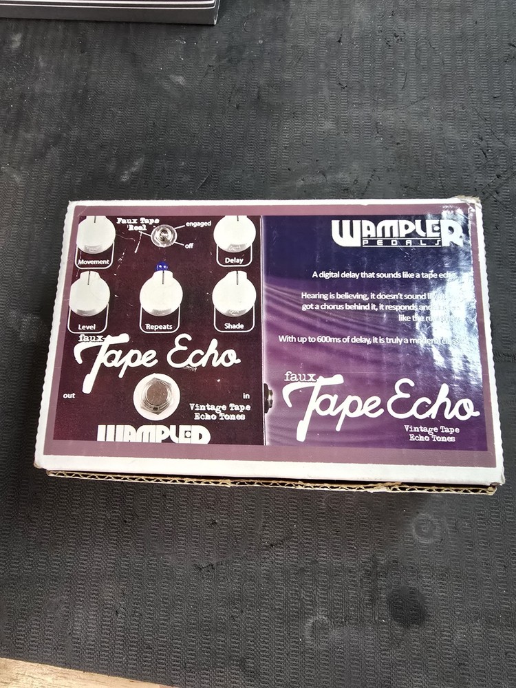 Wampler Faux Tape Echo Delay Effects Pedal