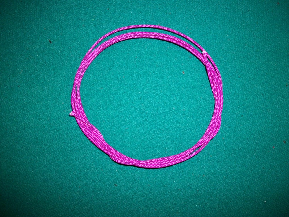 10' BCY Flo Purple D Loop Material Archery Bowstring Rope Drop Away Cord