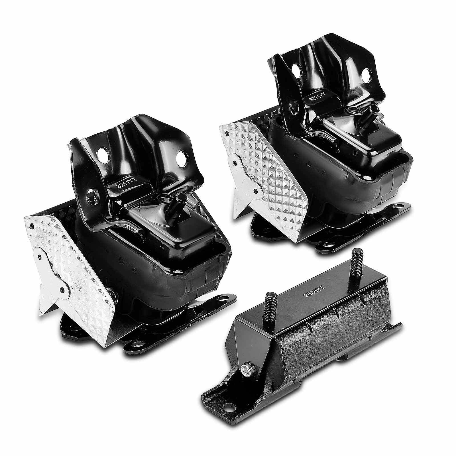 3x Engine and Transmission Mount for Chevrolet GMC Sierra 1500 Cadillac Escalade