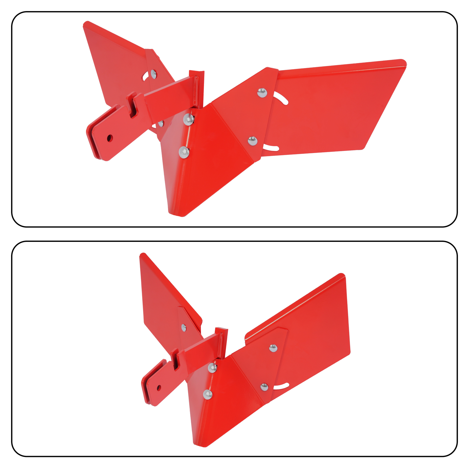 Red Adjustable Wing 15683 Hiller-Furrower Kit For Rear Tine Tillers Rototiller