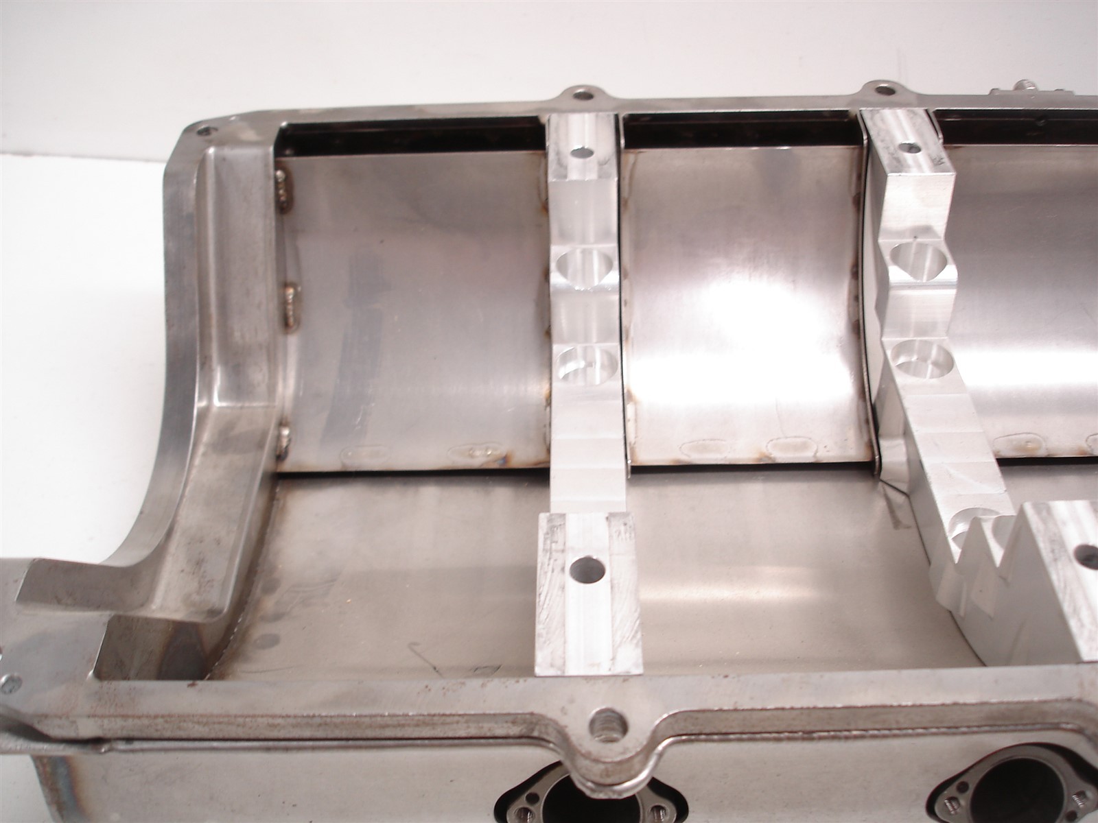 NASCAR ECR ENGINES SEGMENTED BILLET DIVIDER GM R07 R07.2 DRY SUMP OIL PAN /SHELL