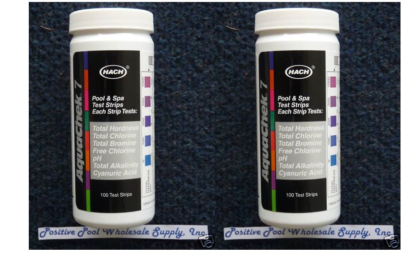 Aquacheck 7 pool & spa test strips 100 count 2 Pack 551236
