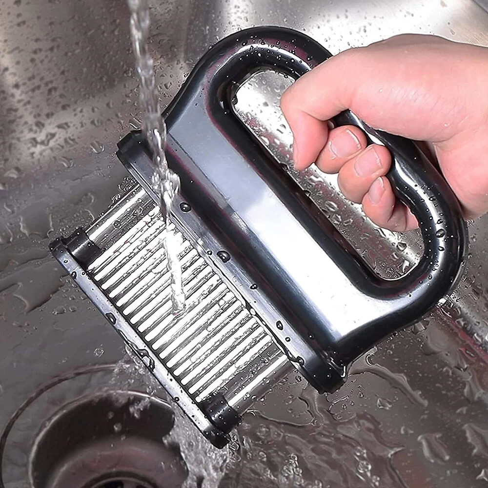 New Meat Tenderizer with 48 Stainless Steel Ultra Sharp Needle Blades BBQ Tool