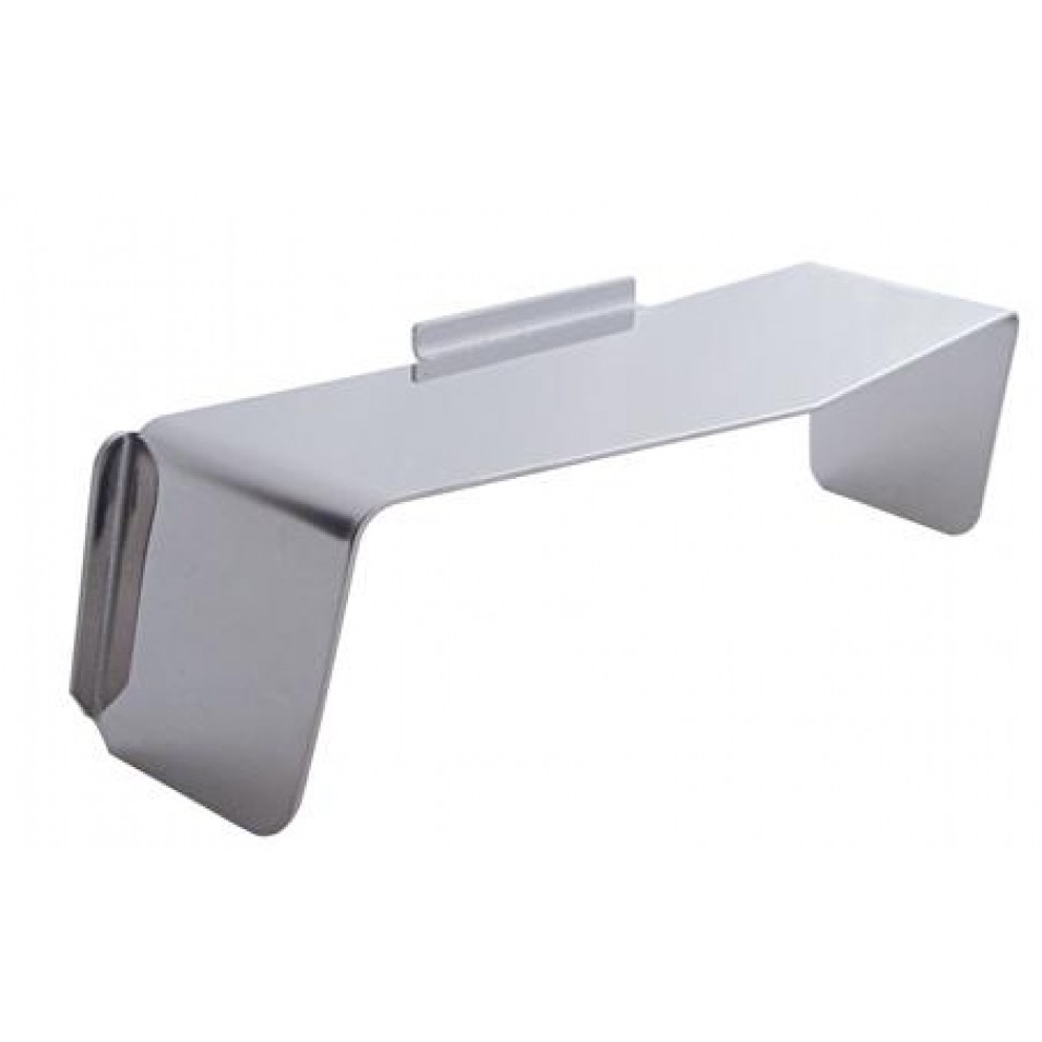 4" x 6" Stainless Steel Rectangular Headlight Visor - Flat w/o Louvers