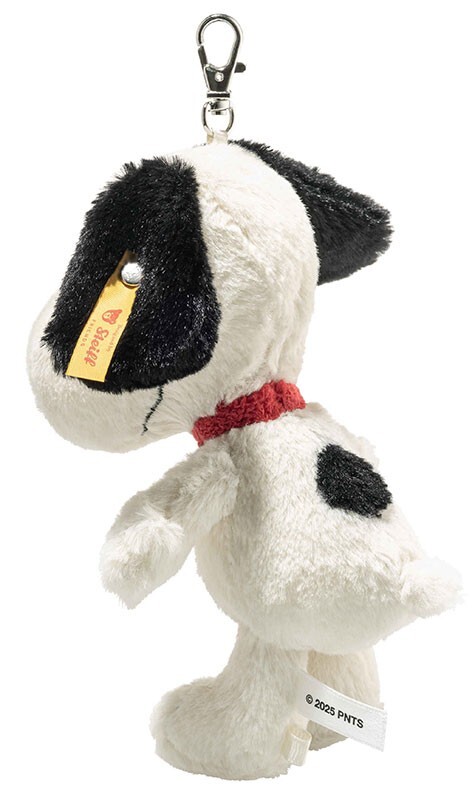 Steiff Snoopy Keyring - licensed soft toy dog - 024726
