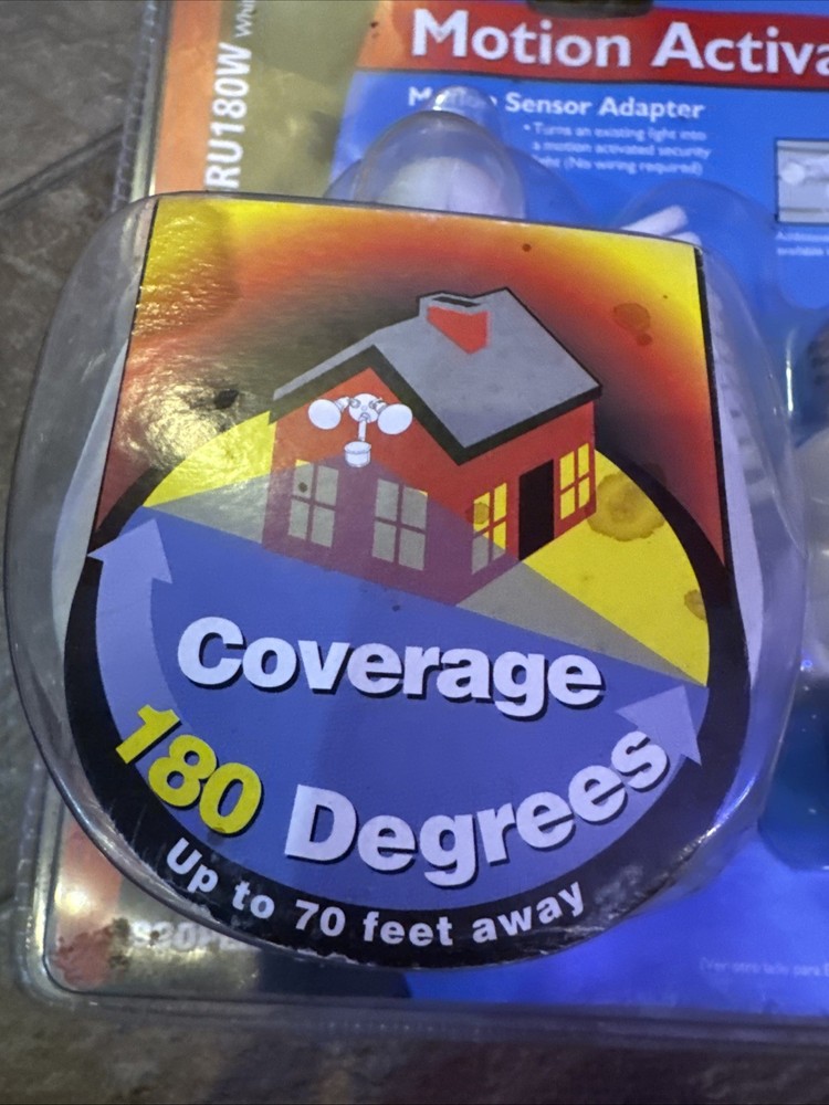 Cooper lighting Motion Activated Sensor Single Lite Adapter MSRU180W NIP