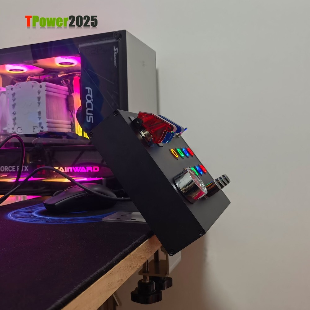 Simplayer Button Box Sim Racing Button Box Accessory (without Clamp) Games