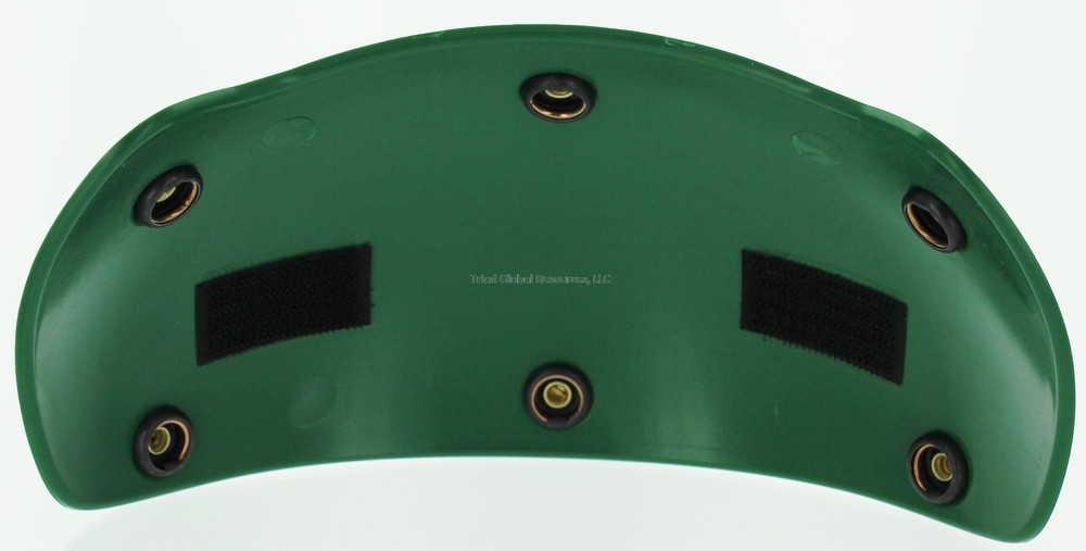 Front Cranial Shield, Irish Green Impact Resistant Flight Deck Helmets Protector