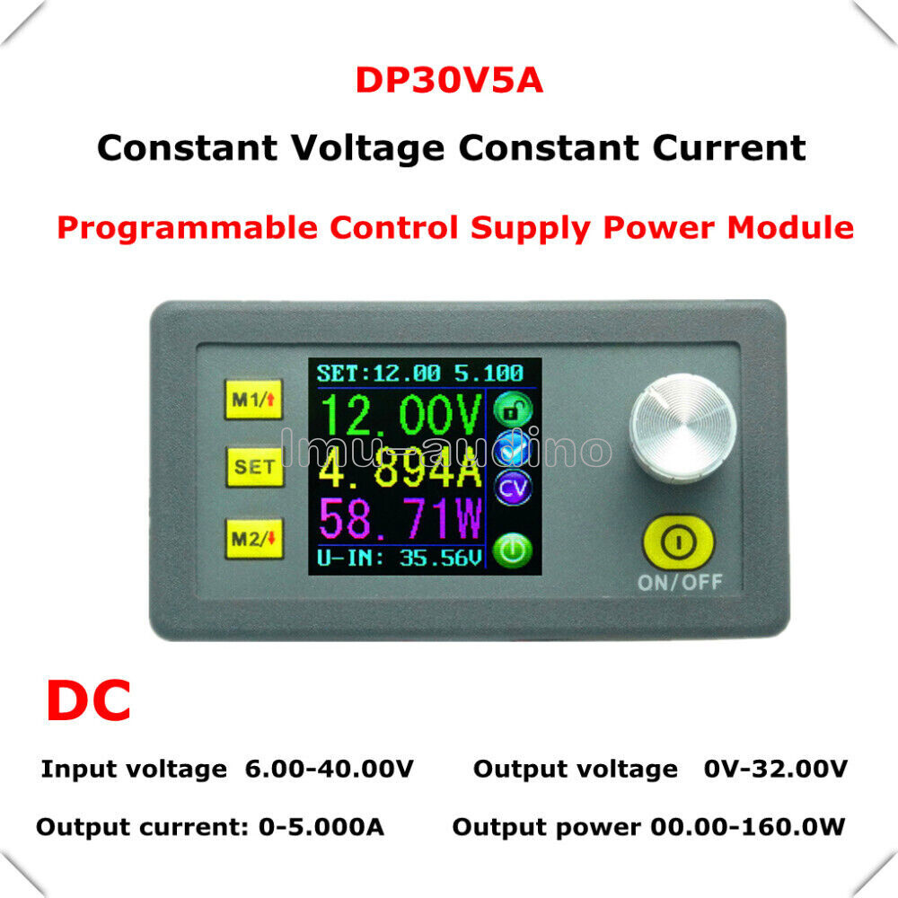 DP 30V 5A Step-down Constant Voltage Current Programmable LED Power Supply CC CV