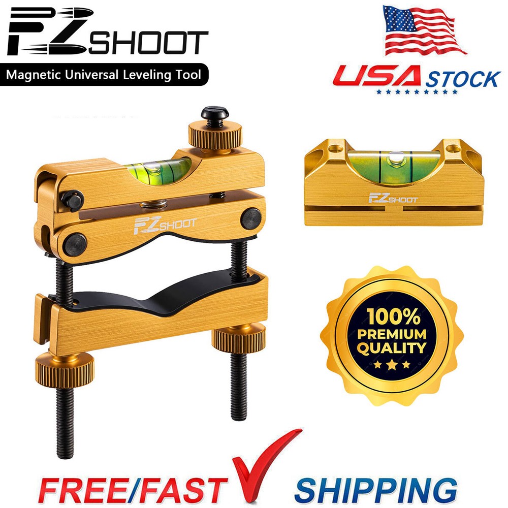 Scope Leveling Tool Scope Mounting Level Kit for Gunsmithing & Maintenance Gold