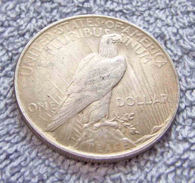 1922 peace silver dollar #1