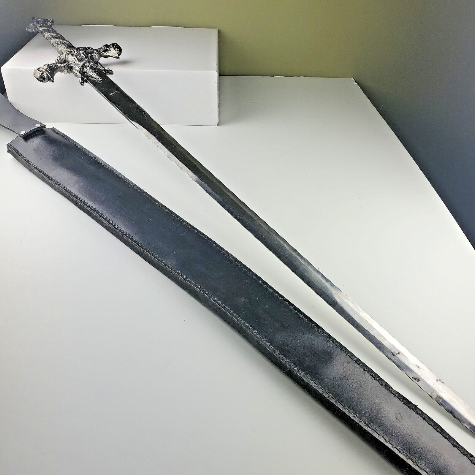 41in Sword Broadsword Longsword Stainless Steel Blade Dragon Handle Pakistan