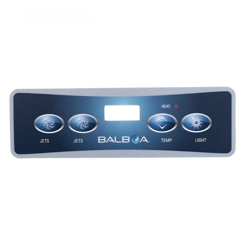 Balboa Spa Control Overlay Decal Decal Lite Duplex Digital/VL401 11671