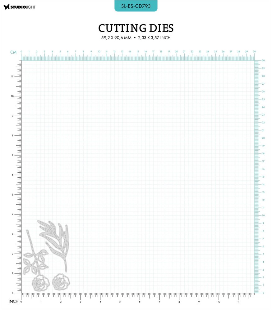Studio Light Essentials Cutting Die-Nr. 793, Rose