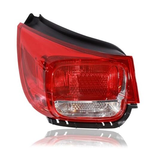 Tail Lights Assembly Compatible with 2013 2014 2015 Chevy Driver Side Outer
