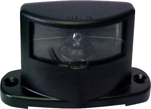 Opronics - LP81BB - License Light Coated Black Plastic Hous