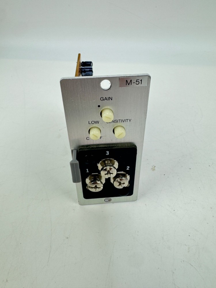 TOA M-51S Microphone Input with Voice Gate Screw Terminal Module