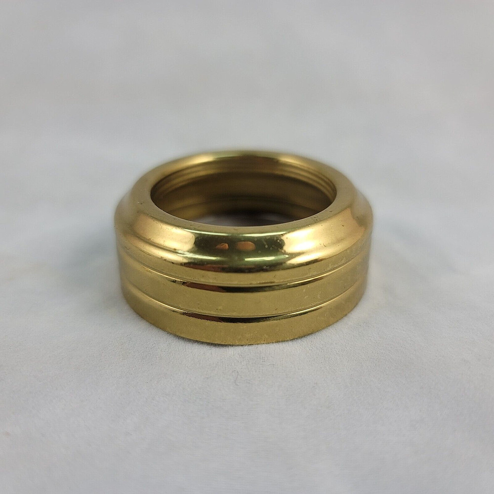PREMIUM  GRADE  SOLID  BRASS  NUMBER 2  OIL  LAMP  BURNER  COLLAR
