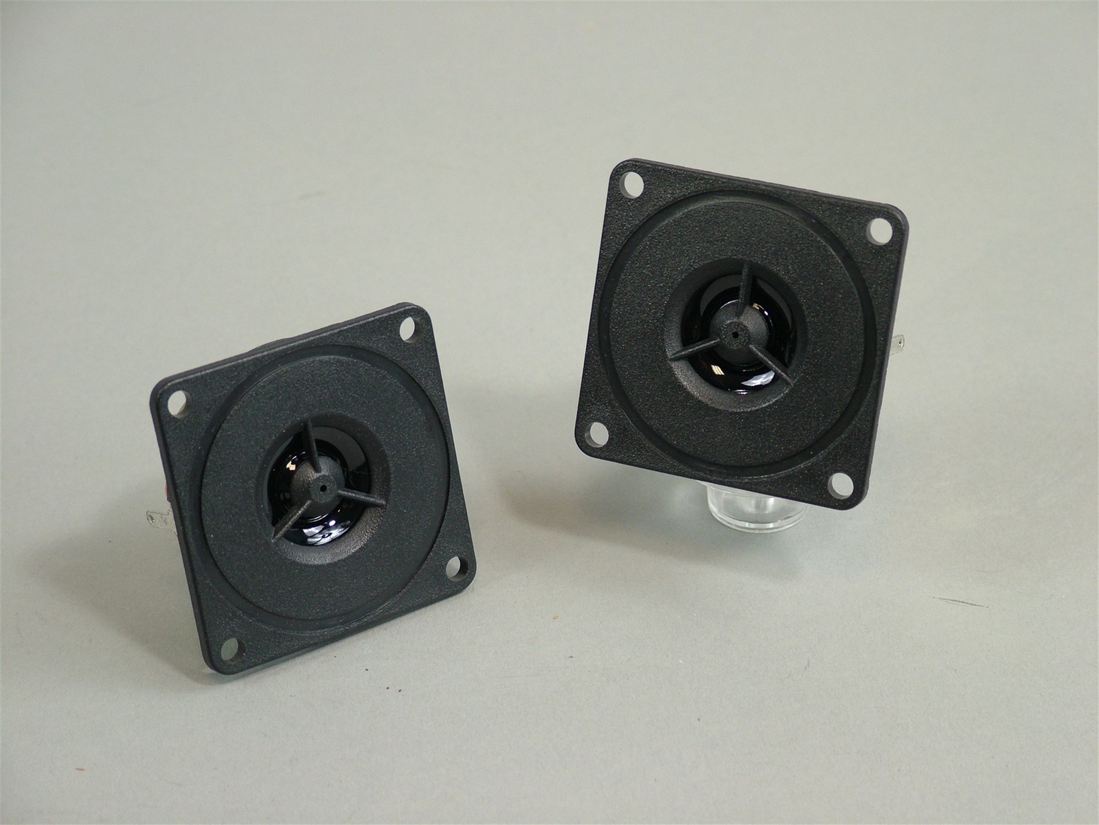 High Output Samsung 8 Ohm Tweeters 95dB SPL a Pair 2" Square Flange New
