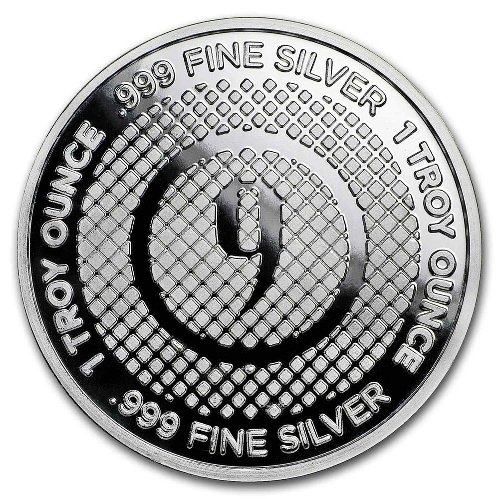 1 oz Silver Round - 9Fine Mint (Diamond Pattern)