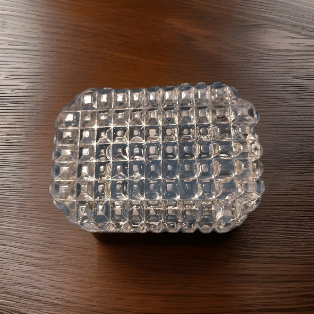 Vintage Master Salt Cellar - Block Waffle Pattern