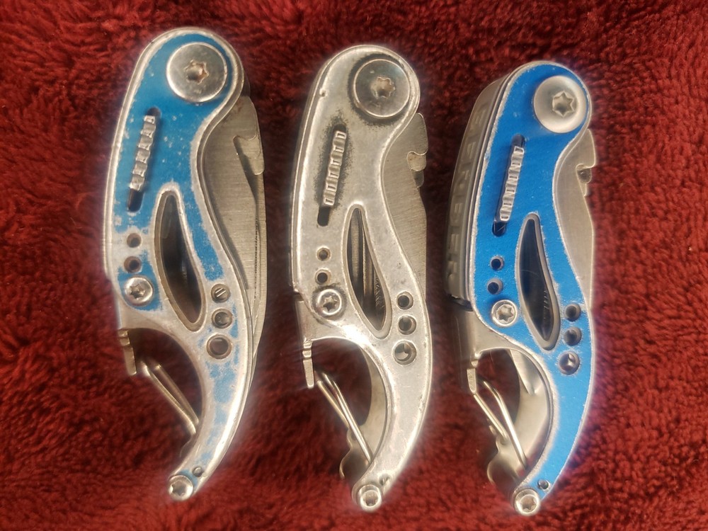 🔪 Lot 3 Gerber Multi Tool Curve multiplier 2 Blue 1 Silver