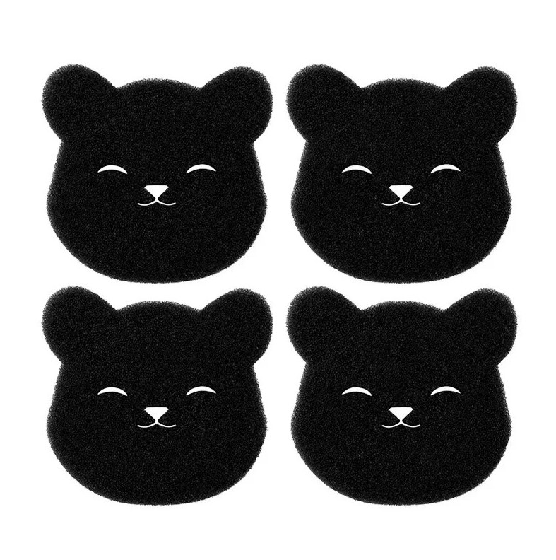 4pcs Reusable Pet Hair Remover Sponge for Washing Machine & Dryer - NEW