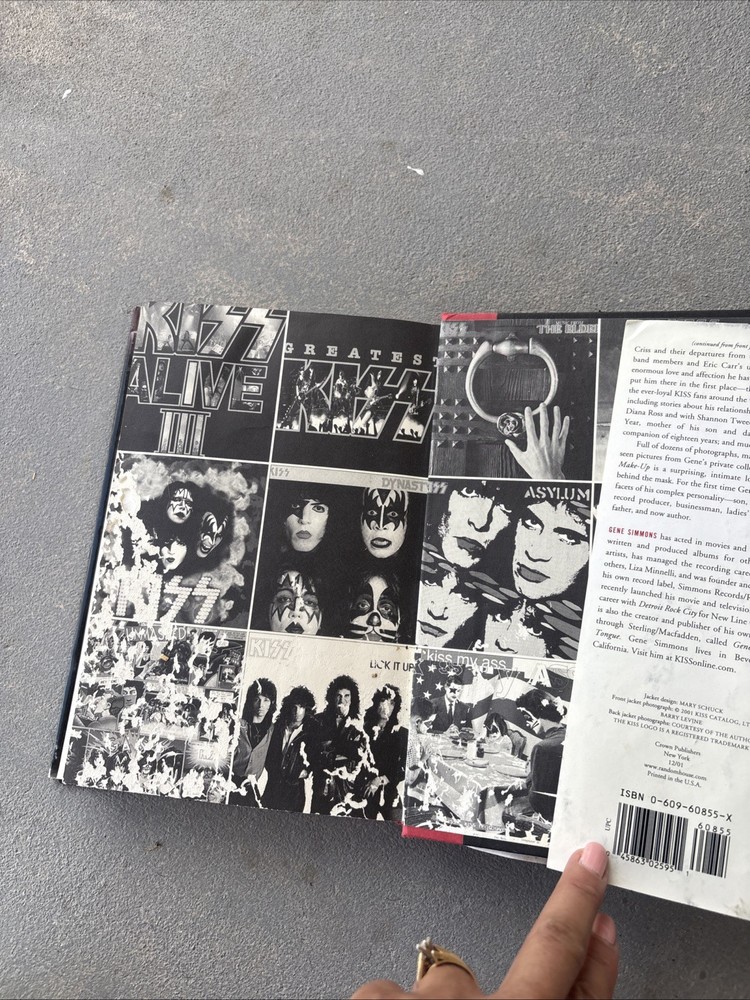 Kiss and Make-Up Gene Simmons Hardcover