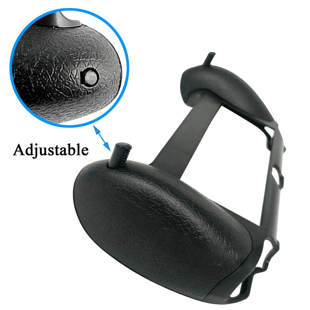 OSTENT Durable Joypad Plastic Flexible Bracket Holder Hand Handle Grip Black
