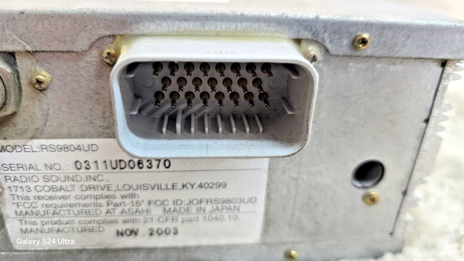 Harley Davidson Radio Touring CB CD 76146-04 04-06