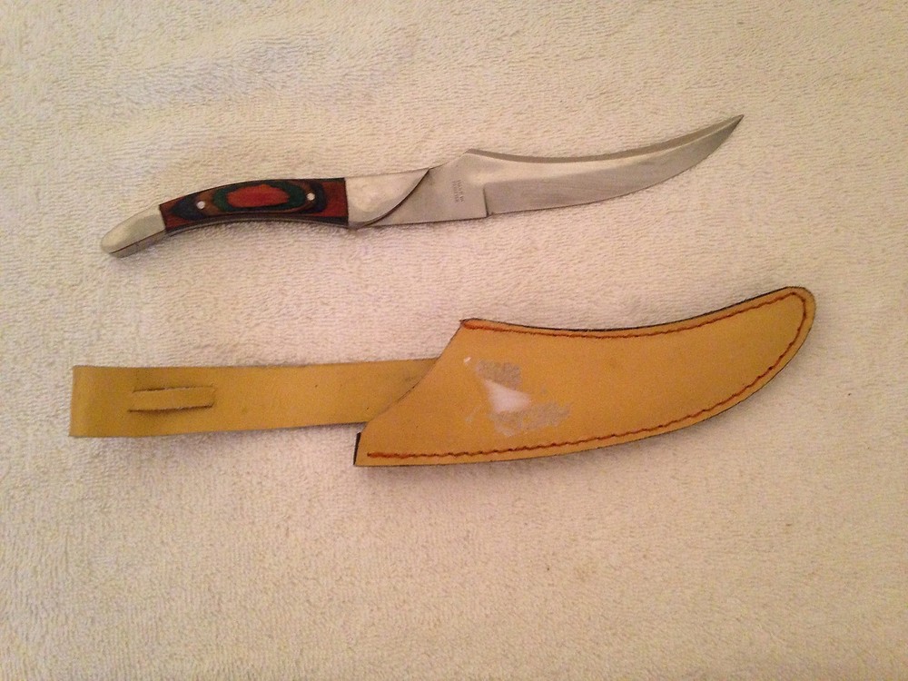 LONG PAKISTAN SINGLE BLADE KNIFE WITH SHEATH